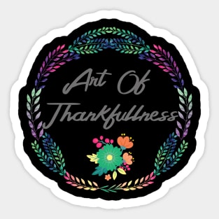 Thankfullness Sticker